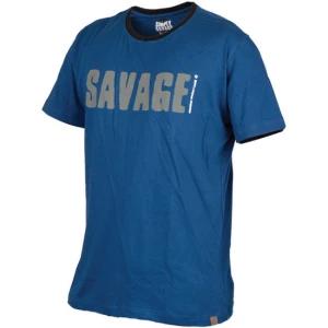 Tricou Savage Gear Simply Savage Albastru Marimea 2xl