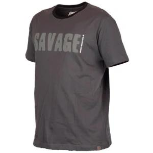 Tricou Savage Gear Simply Savage Gri Marimea 2xl