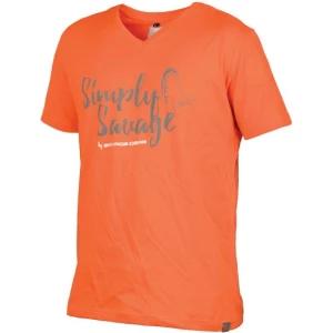 Tricou Savage Gear Simply Savage Orange Marimea S