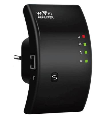 Amplificator semnal Wireless WiFi Repeater/Range Extender 300 Mbps Negru