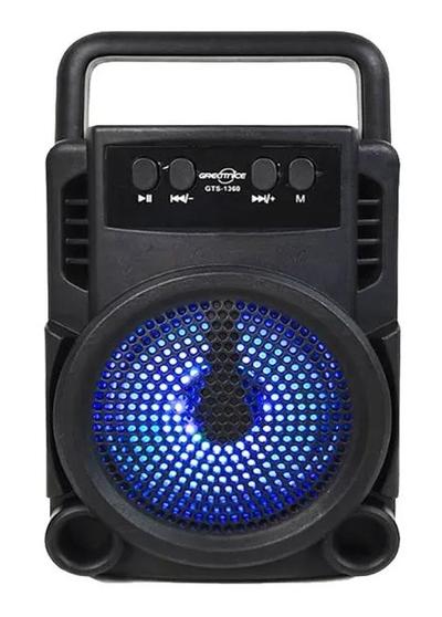 Boxa portabila GTS 1360 cu led RGB cu maner transport