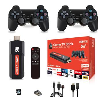Consola Game TV Stick iesire 8K HDR dimensiune compacta Q9 64 GB