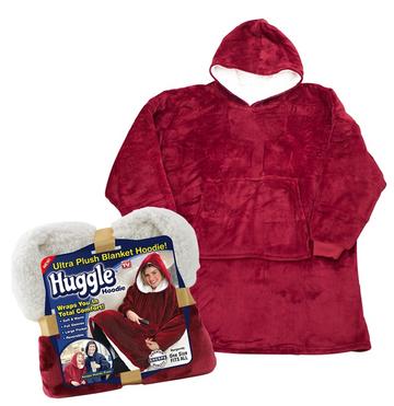 Patura ROSIE cu maneci stil hanorac cu gluga si buzunar,Huggle Hoodie