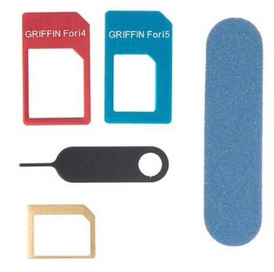 UB Adaptor universal Nano Sim Griffin 5 în 1 pentru toate dispozitivele mobile