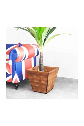 Suport ghiveci din lemn Homs 48 x 45 x 38 cm, maro