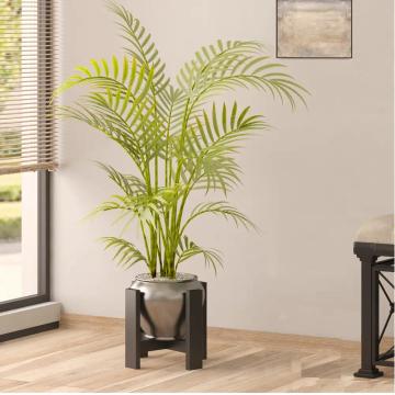 Suport ghiveci Anca, din metal, culoare negru