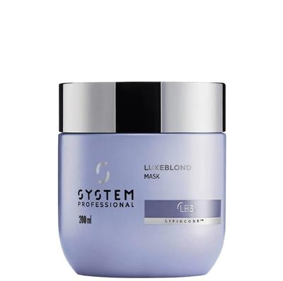 Masca pentru par blond System Professional LuxeBlond Mask 200ml